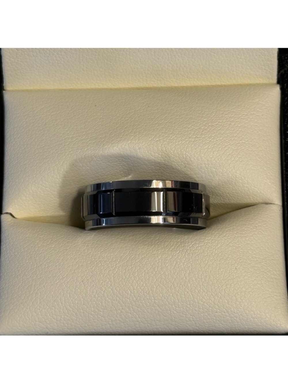 Comfort Fit Triton Tungsten Ring TC850 Ceramic